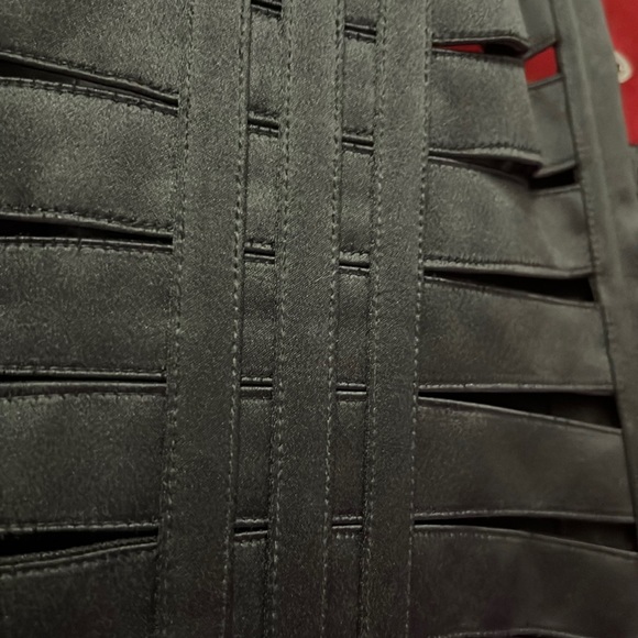 Bound By Darkness Black Ribbon Corset - Picture 6 of 7